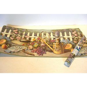 Chesapeake Wallpaper Border, Flower Garden, 15 Feet Unopened Roll